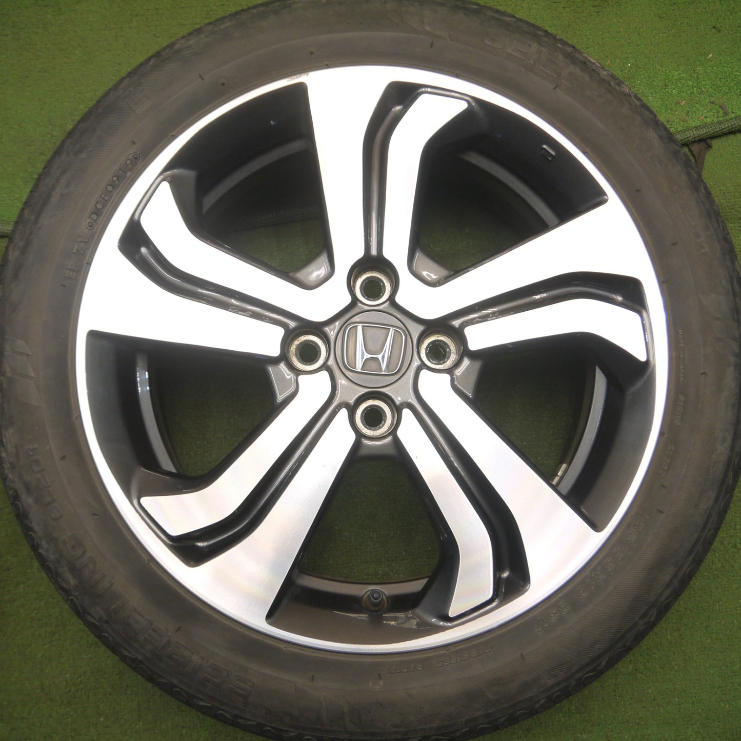 *送料無料* 4本価格★ホンダ グレイス 純正 185/55R16 ブリヂストン エコピア NH100C セイバーリング SL201 PCD100/4H★4030408Hノ