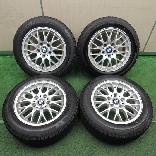 *送料無料*バリ溝!19年!9分★BMW 3シリーズ E46 純正 195/60R16 スタッドレス ブリヂストン アイスパートナー2 16インチ PCD100/5H★3121210NJス