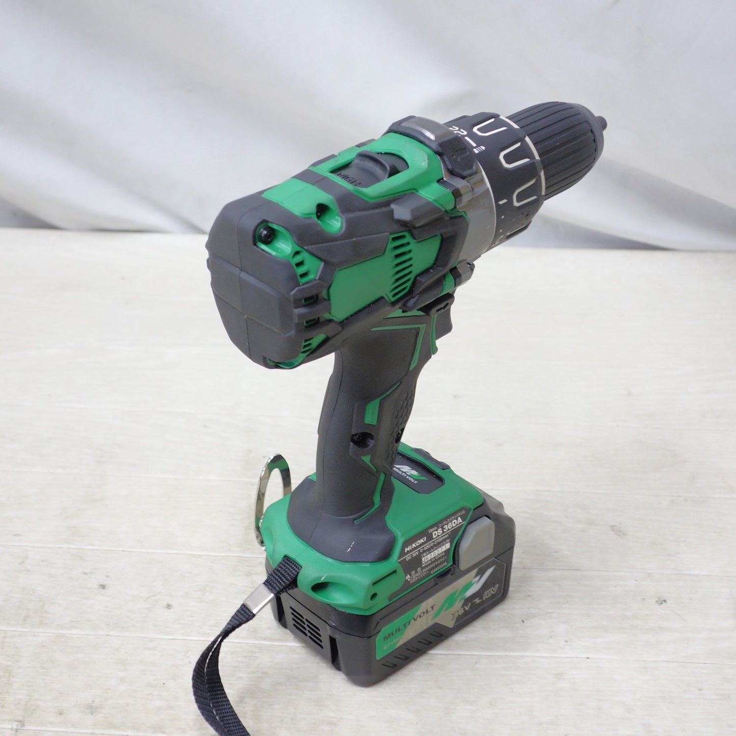 [送料無料] 美品◆HiKOKI ハイコーキ 13mm コードレスドライバドリル DS36DA DC18Vバッテリー2個 充電器付き 電動工具◆
