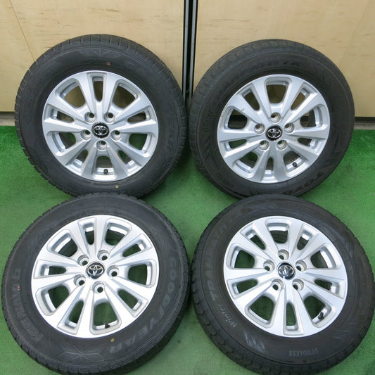 [送料無料]キレイ★トヨタ 80系 ノア ヴォクシー エスクァイア 純正 195/65R15 スタッドレス グッドイヤー アイスナビ6 15インチ PCD114.3/5H★3093003イス