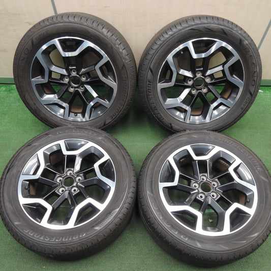 *送料無料* バリ溝！8.5分★スバル GP7 XV 純正 225/55R17 ブリヂストン レグノ GRV2 17インチ PCD100/5H★4022502HAノ