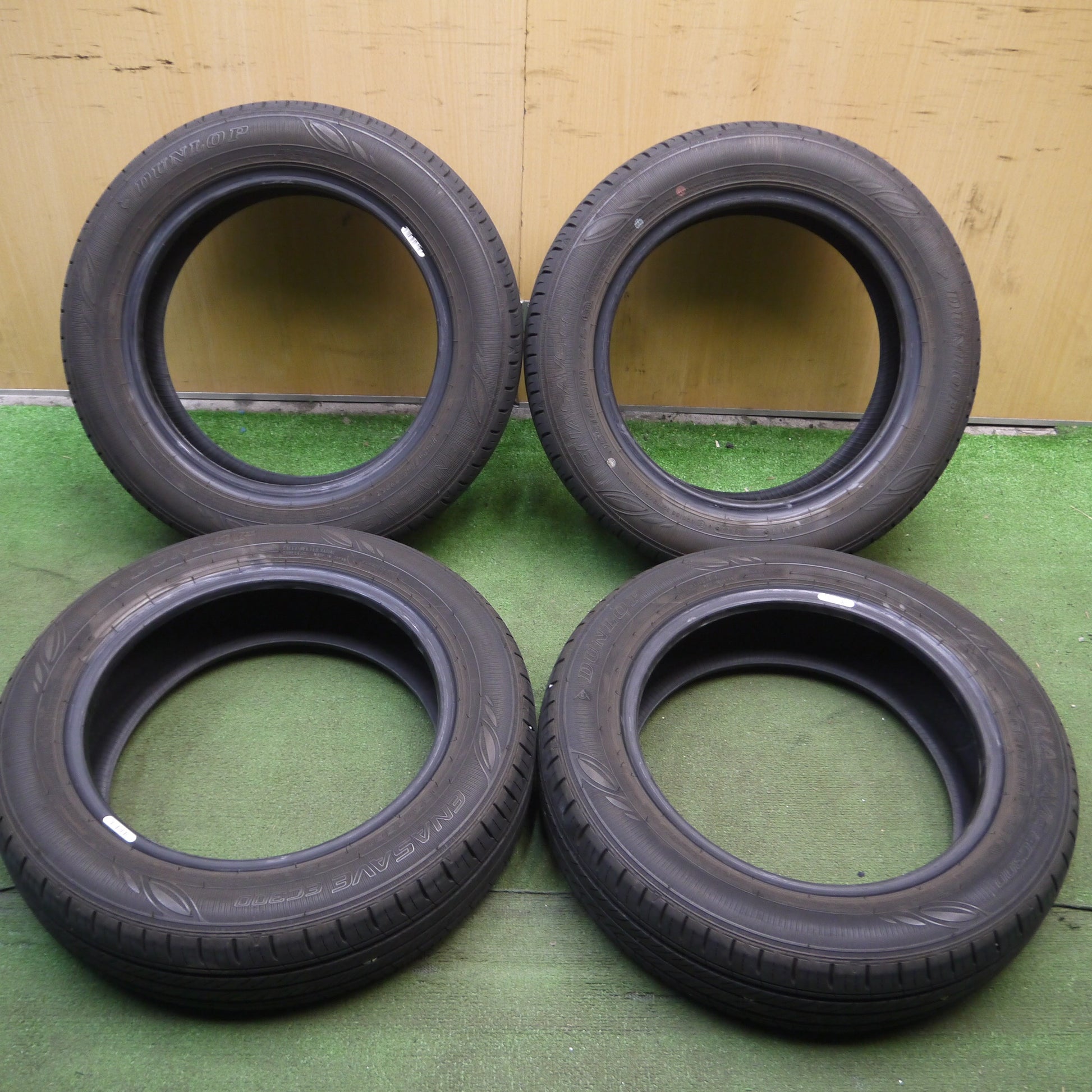送料無料*バリ溝！22年！9分☆155/65R14 ダンロップ エナセーブ EC300 