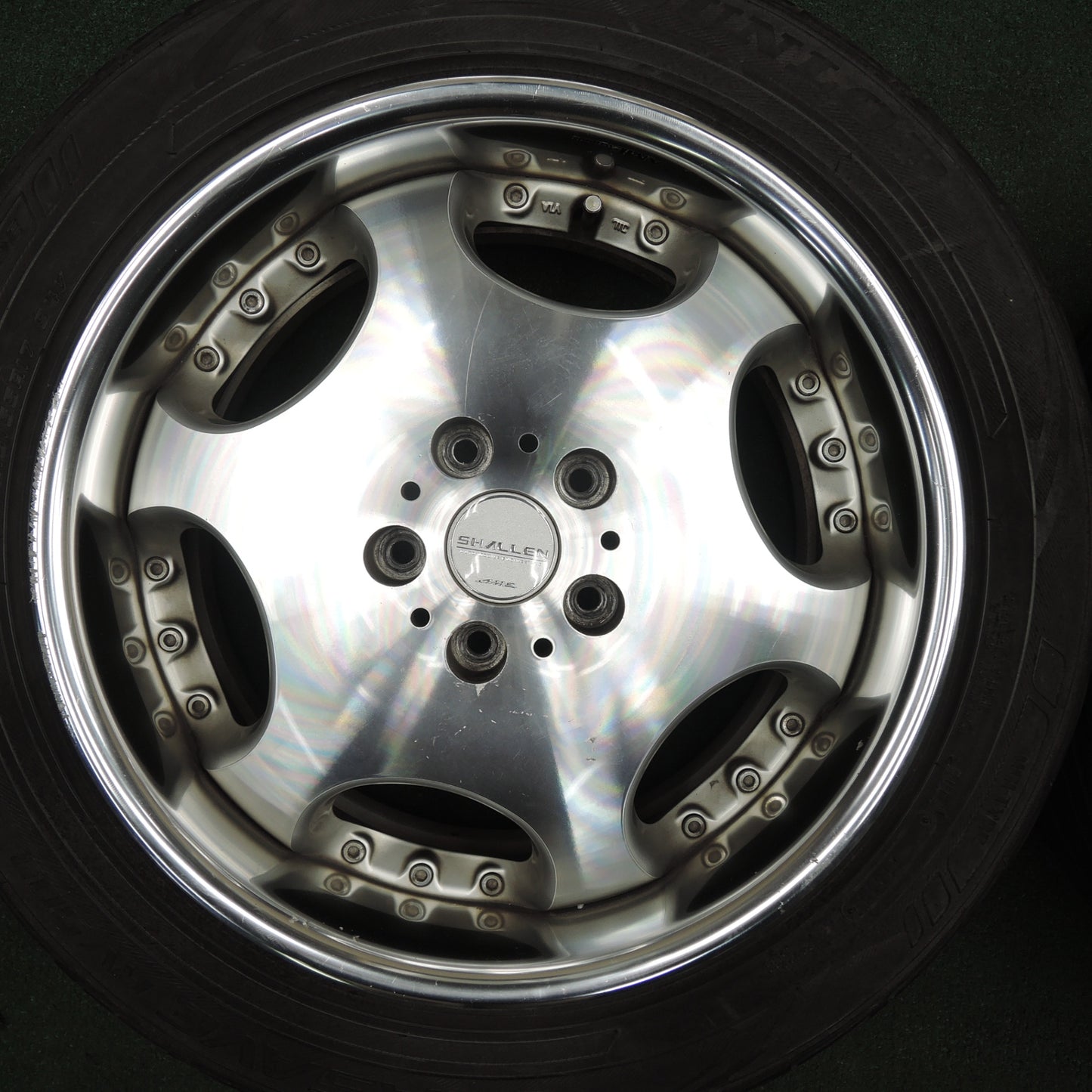 *送料無料* 4本価格★SHALLEN AME 215/55R17 ダンロップ エナセーブ RV503 シャレン 17インチ PCD114.3/5H★4030510TNノ