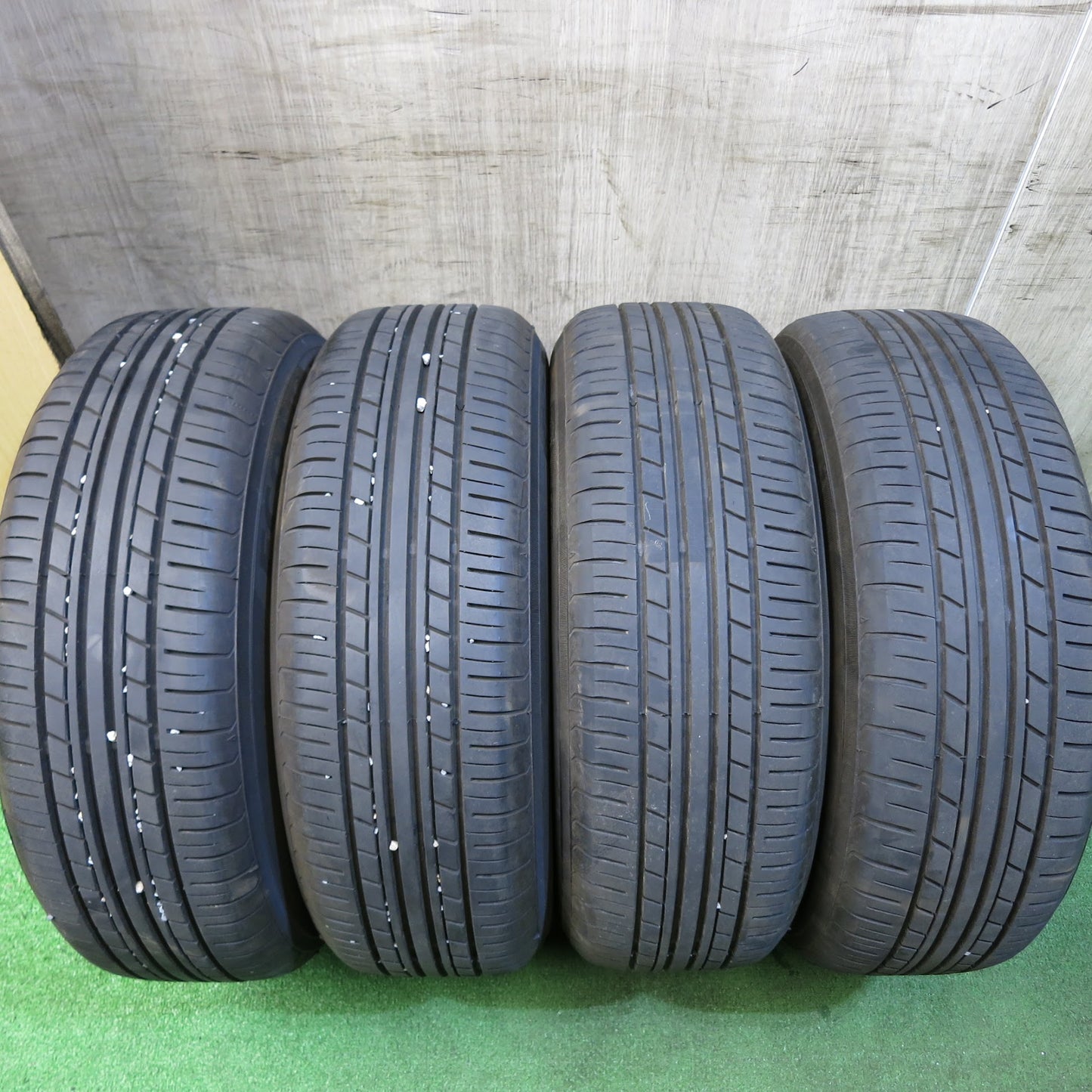 [送料無料]バリ溝！21年！9.5分★ワーゲン ポロ 純正 スチール 175/65R14 ヨコハマ エコス ES31 14インチ PCD100/5H★3042411Hノ