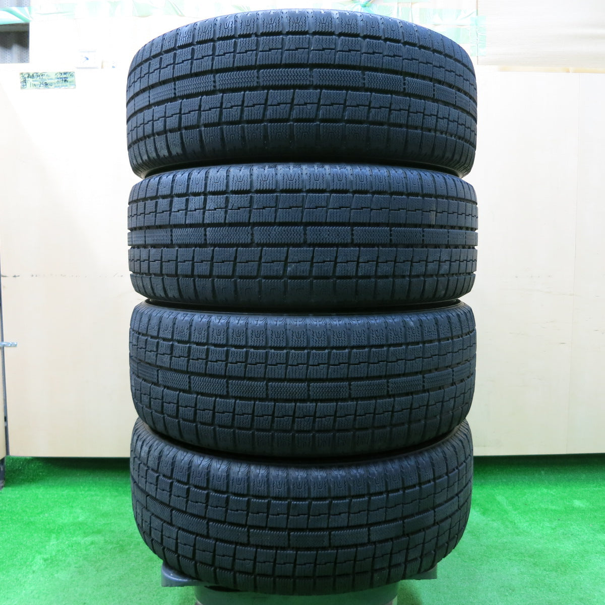 *送料無料*バリ溝！キレイ！9.5分★ホンダ ヴェゼル 純正 ENKEI 215/55R17 スタッドレス トーヨー ガリット G5 17インチ PCD114.3/5H★3111701イス