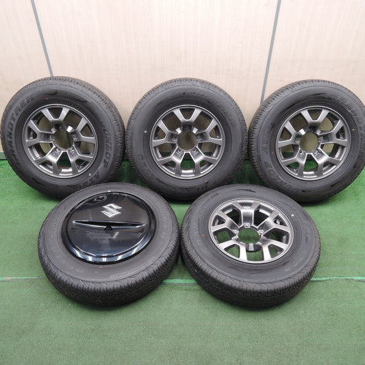 *送料無料*ほぼ新車外し!23年★スズキ ジムニー シエラ 純正 195/80R15 ダンロップ AT20 グラントレック 15インチ PCD139.7/5H★4010615HAノ