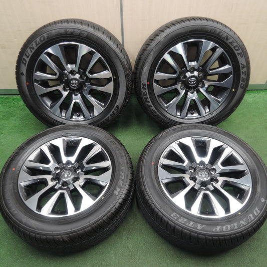 *送料無料* 新車外し!22年★トヨタ 150系 ランクル プラド TZ-G 純正 265/55R19 ダンロップ AT23 グラントレック 19インチ PCD139.7/6H★4021012HAノ