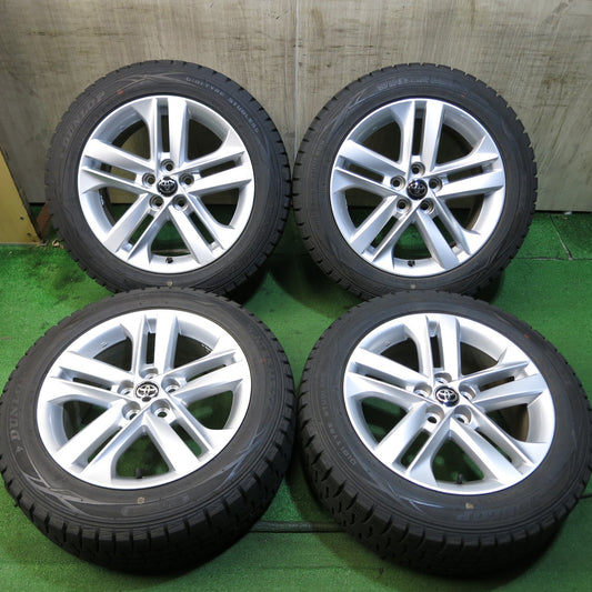 [送料無料]バリ溝！綺麗！9.5分★トヨタ カローラ スポーツ 純正 205/55R16 スタッドレス ダンロップ ウインターマックス WM01 16インチ PCD100/5H★3061305Hス