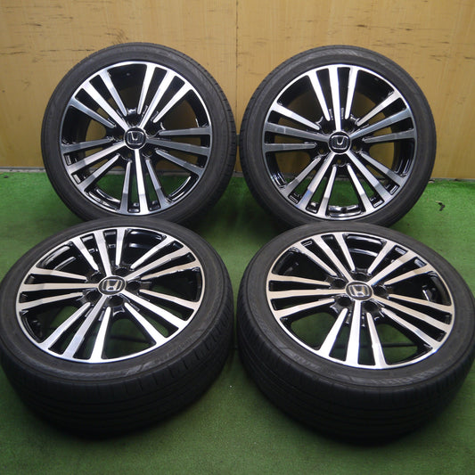 *送料無料* バリ溝！20年！8.5分★ホンダ RC オデッセイ アブソルート 純正 225/45R18 グッドイヤー EfficientGrip ECO EG02 PCD114.3/5H★4030409Hノ