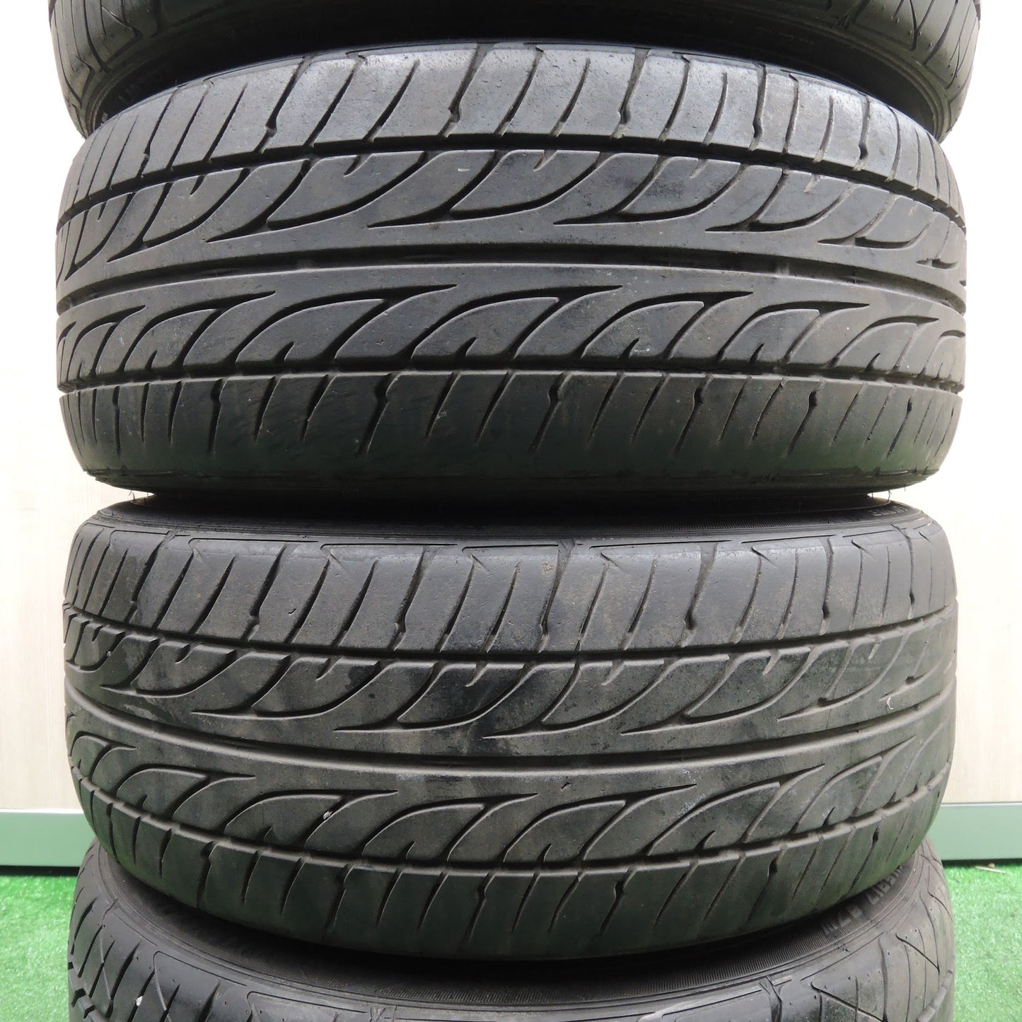 [送料無料]バリ溝！9.5分★アルファロメオ ASSO Partire 215/45R17 ダンロップ LE MANS LM703 アッソ パルティーレ 17インチ PCD98/5H★3111601NJノ