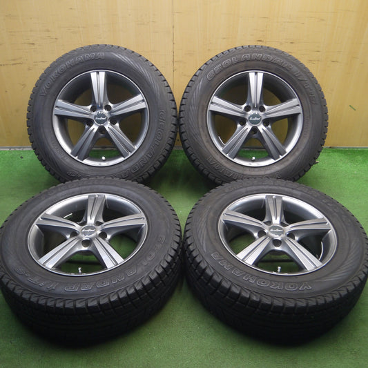 *送料無料* バリ溝!キレイ!9分★スタッドレス 215/70R16 ヨコハマ ジオランダー i/T-S EuroSpeed ユーロスピード 16インチ PCD114.3/5H★4030806Hス