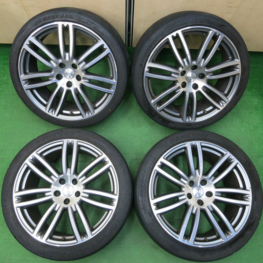 *送料無料* 4本価格★マセラティ ギブリ 純正 OP SPEEDLINE 245/35R20 285/35R20 ナンカン SPORTNEX AR-1 PCD114.3/5H★4030602イノ