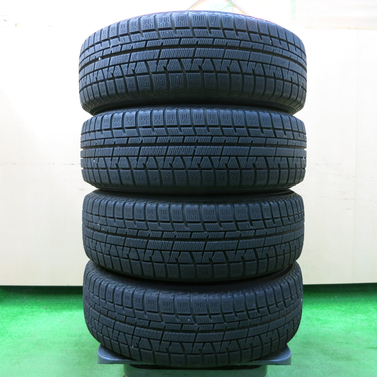 *送料無料*バリ溝！キレイ！8.5分★スタッドレス 185/65R15 ヨコハマ アイスガード iG50 プラス Tiradoγ La-Strada ティラード 15インチ PCD100/5H★4010407イス