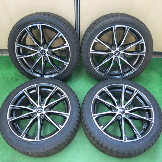 [送料無料]バリ溝！9.5分★トヨタ 86 純正 215/45R17 スタッドレス グッドイヤー アイスナビ6 17インチ PCD100/5H スバル BRZ★3051202ヒス