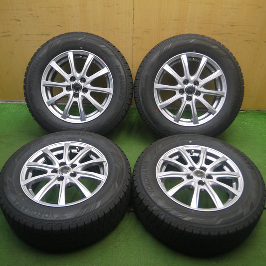 *送料無料* 超バリ溝!22年!キレイ!9.5分以上★プリウス等 195/65R15 スタッドレス ヨコハマ アイスガード iG60 MiLLOUS ミルアス 15インチ PCD100/5H★4022002Hス