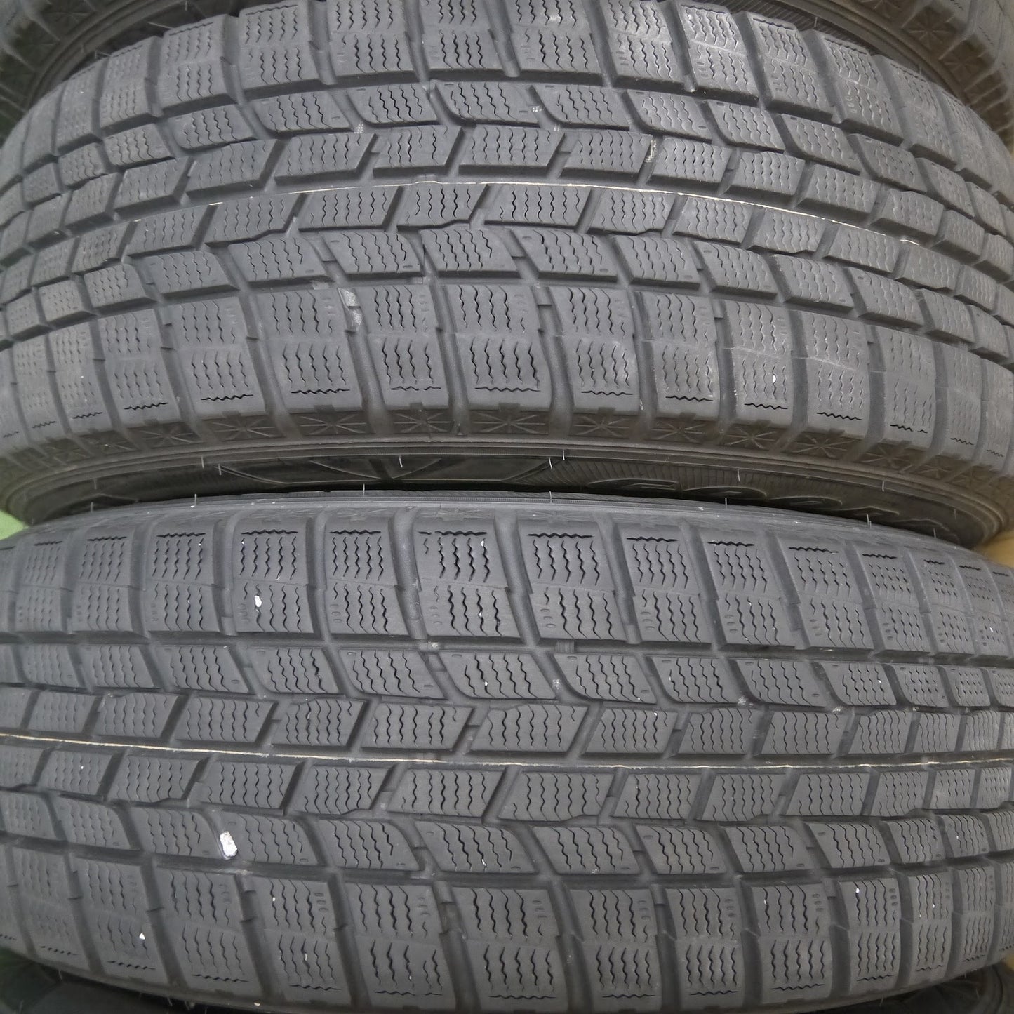 [送料無料]バリ溝！19年！キレイ！9.5分★スタッドレス 195/65R15 グッドイヤー アイスナビ6 D.O.S. DOS 社外 アルミ 15インチ PCD114.3/5H★3082304Hス