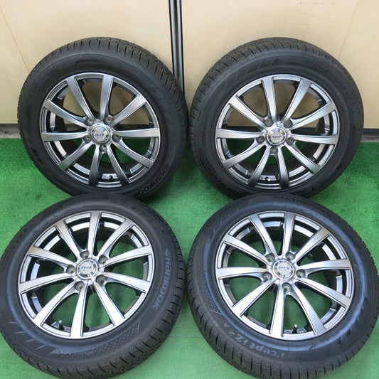 [送料無料]バリ溝！19年！9.5分★スタッドレス 205/55R16 ハンコック ウインター アイセプト IZ2A ZACK JP-110 MONZA ザック 16インチ PCD114.3/5H★3052704ヒス