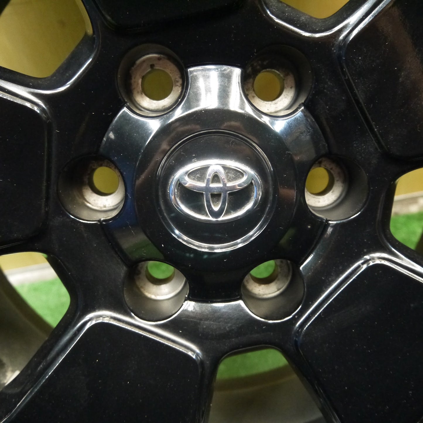 [送料無料]綺麗！4本価格★トヨタ ハイラックス サーフ 純正 265/60R18 ホワイトレター ダンロップ グラントレック AT25 PT PCD139.7/6H★3051001アノ