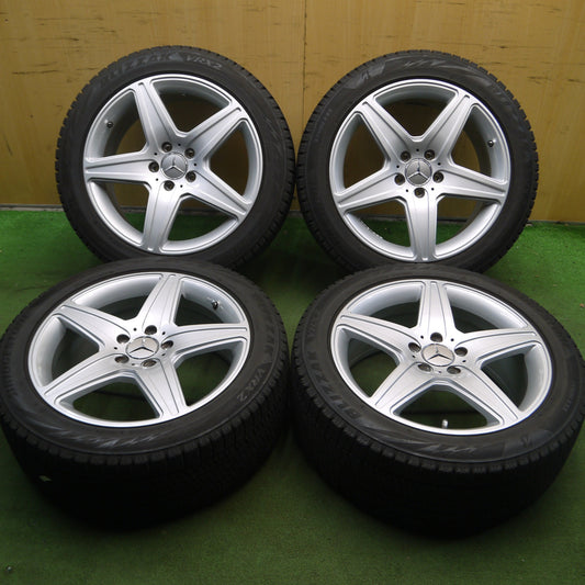 *送料無料*バリ溝!キレイ!9分★ベンツ 等 AGA 245/45R18 スタッドレス ブリヂストン ブリザック VRX2 18インチ PCD112/5H★4013114Hス