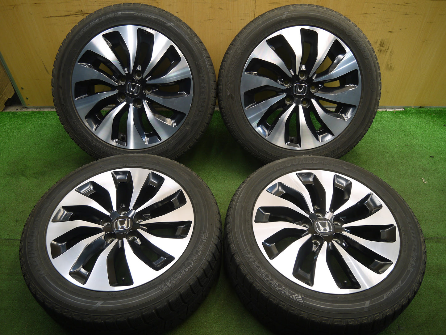[送料無料]4本価格★ホンダ CR6 アコード ハイブリッド 純正 225/50R17 スタッドレス ヨコハマ アイスガード iG50 17インチ PCD114.3/5H★3021801クス