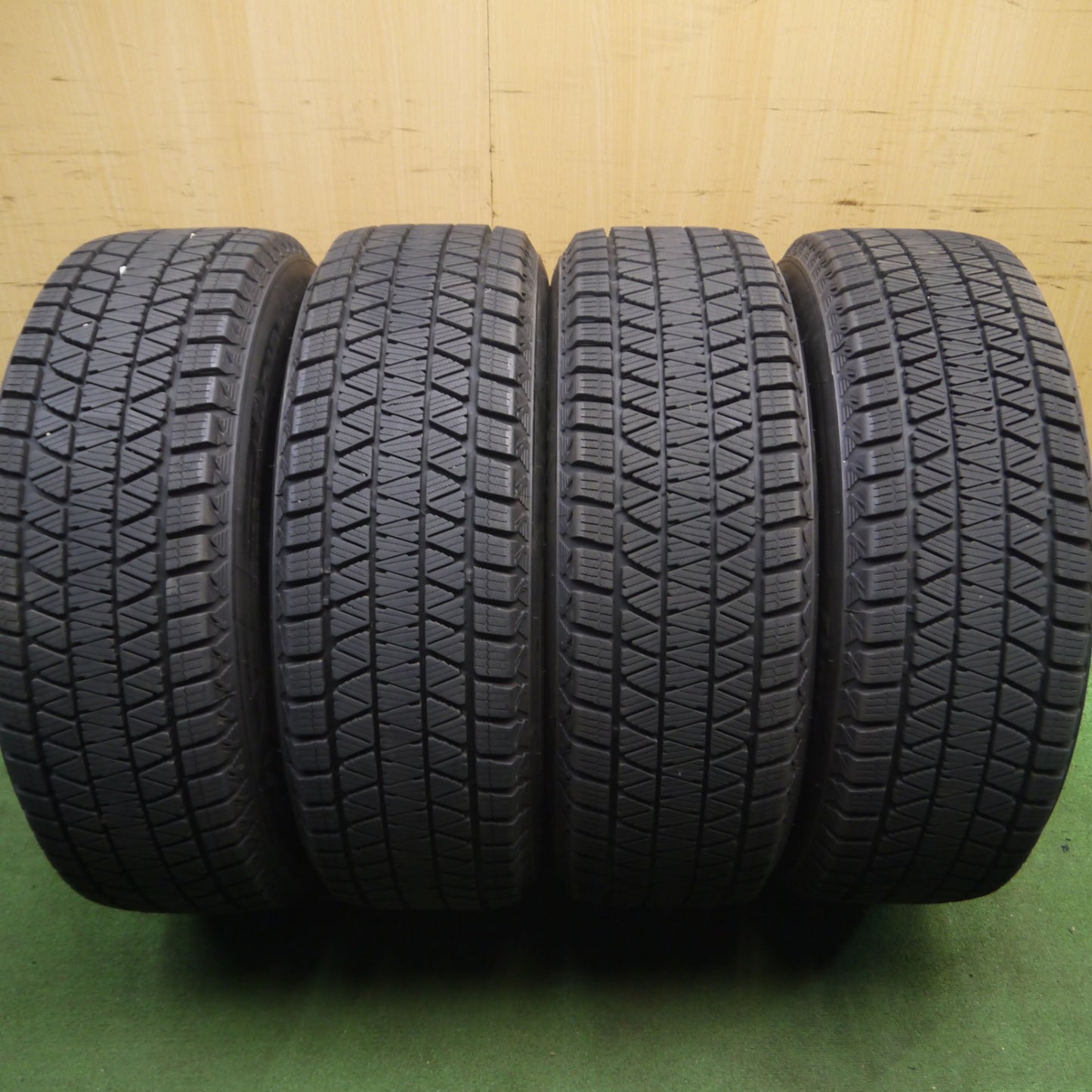 *送料無料* バリ溝！21年！キレイ！9.5分★スタッドレス 225/65R17 ブリヂストン ブリザック DM-V3 ZACK JP-110 MONZA ザック PCD114.3/5H★4030809Hス