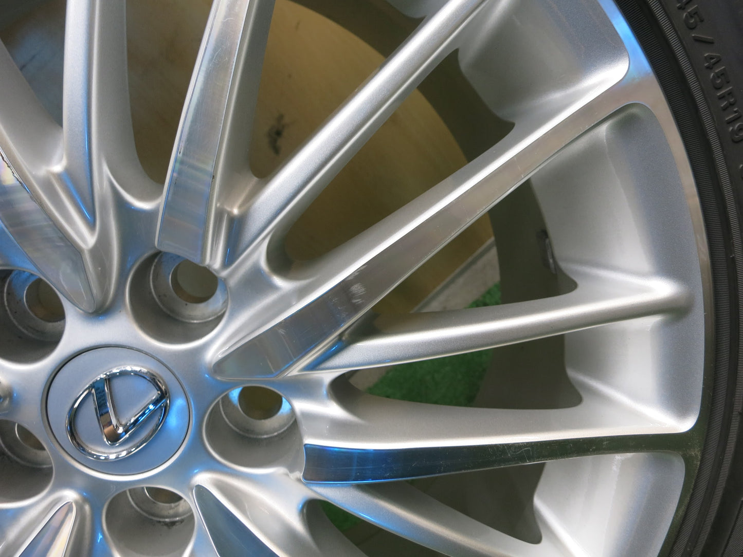 [送料無料]超バリ溝！ほぼ10分★レクサス LS 純正 245/45R19 スタッドレス ダンロップ DSX 19インチ PCD120/5H★0111109ヨス