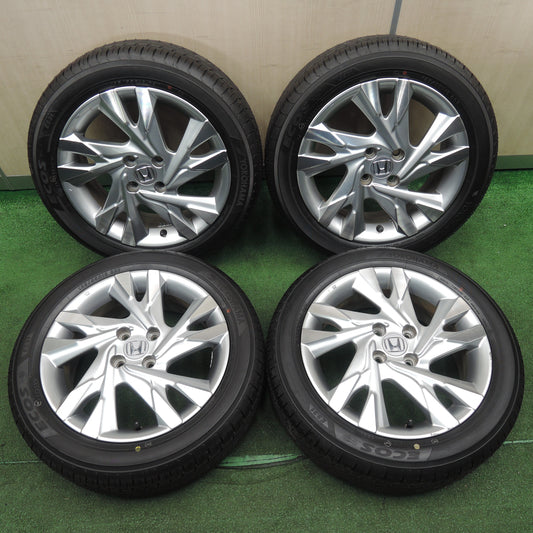 *送料無料*超バリ溝！20年！ほぼ10分★ホンダ シャトル ハイブリッド 純正 185/55R16 ヨコハマ エコス ES31 16インチ PCD100/4H★3120902NJノ