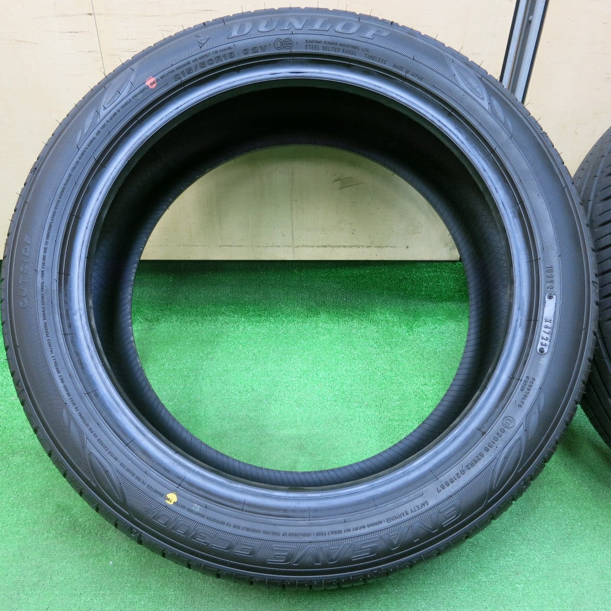 *送料無料* 新車外し！23年★215/50R18 ダンロップ エナセーブ EC300+ タイヤ 18インチ ヤリスクロス CX-3 等★4022612イノタ