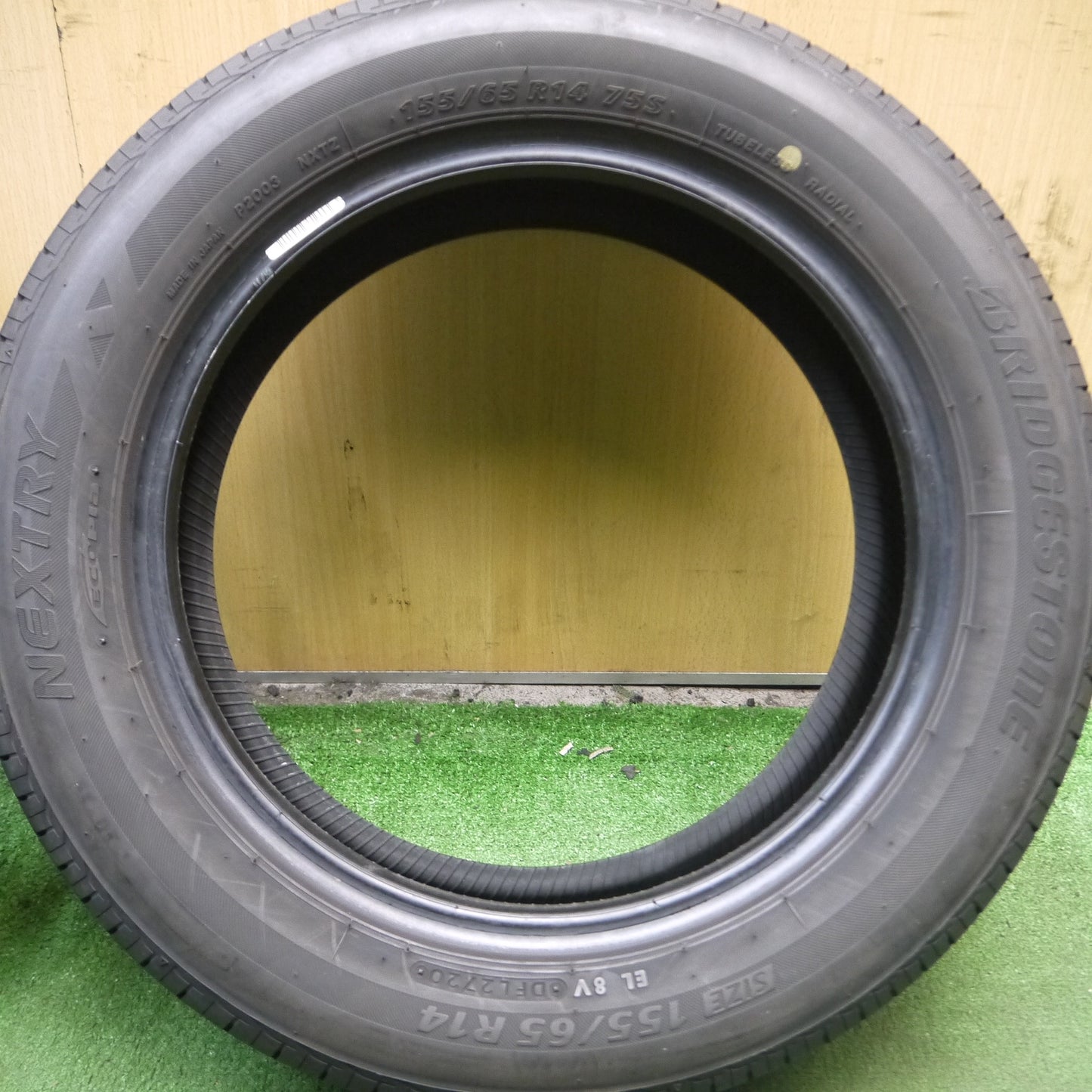 *送料無料*バリ溝！20年！8.5分★155/65R14 ブリヂストン ネクストリー エコピア タイヤ 14インチ ムーヴ ワゴンR 等★3121911Hノタ