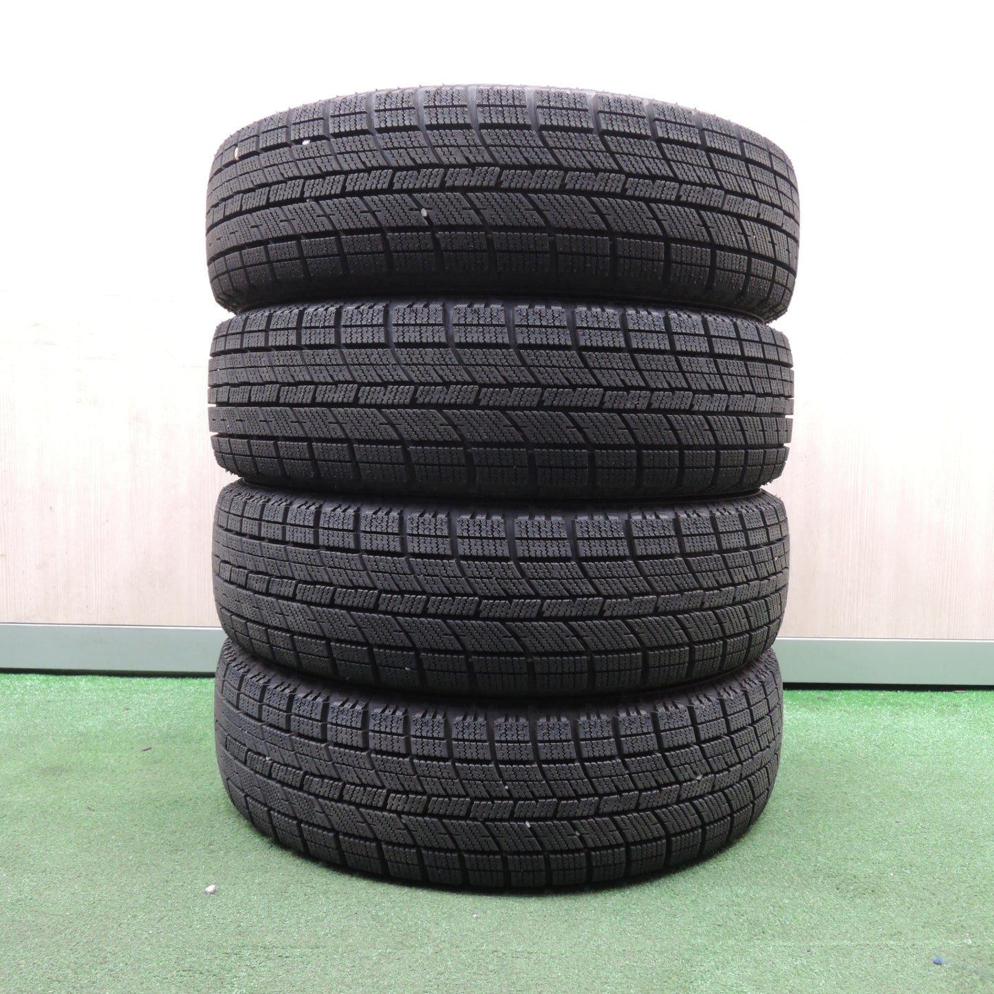 *送料無料* 超バリ溝！21年！綺麗！9.5分以上★スタッドレス Lumaca 165/65R15 ナンカン アイスアクティバ AW-1 ルマーカ 15インチ PCD100/4H★4022301NJス