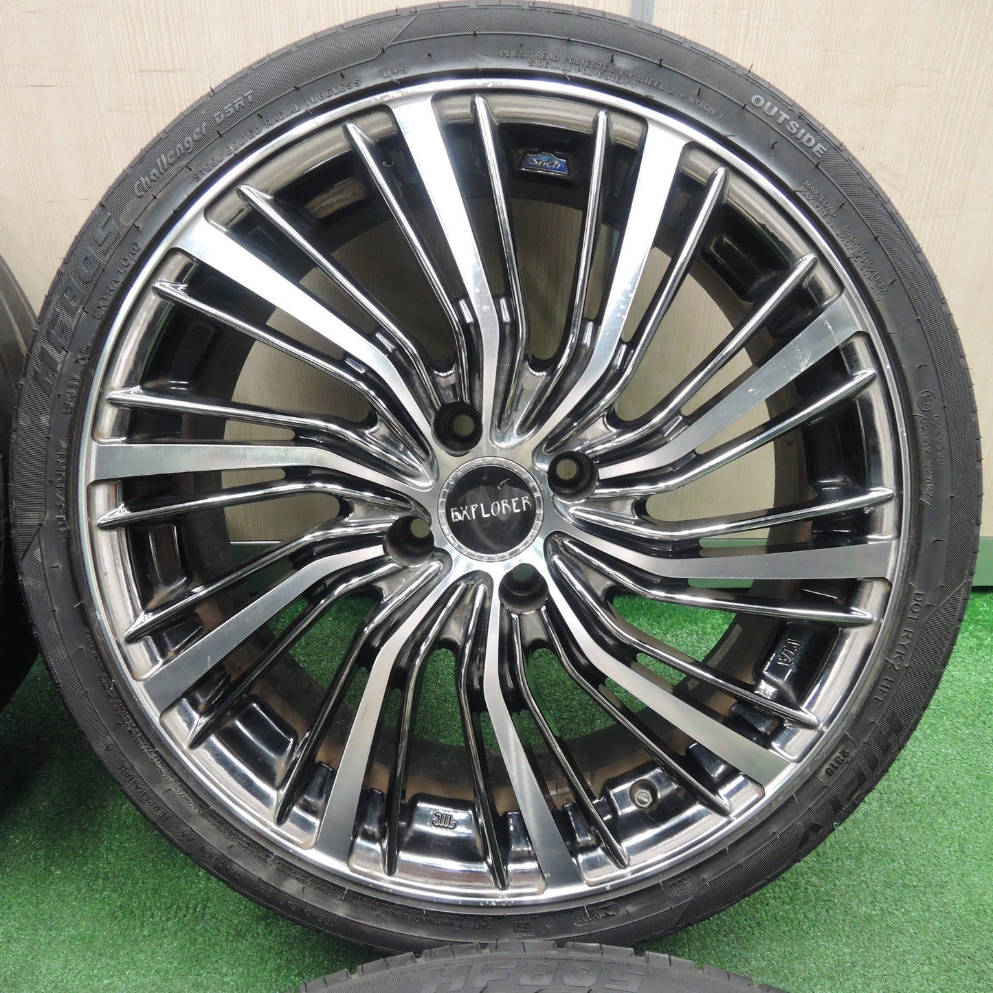 [送料無料]キレイ★205/40R17 EXPLORER エクスプローラー ハイフライ HF805 17インチ PCD100/4H★3111001TNノ