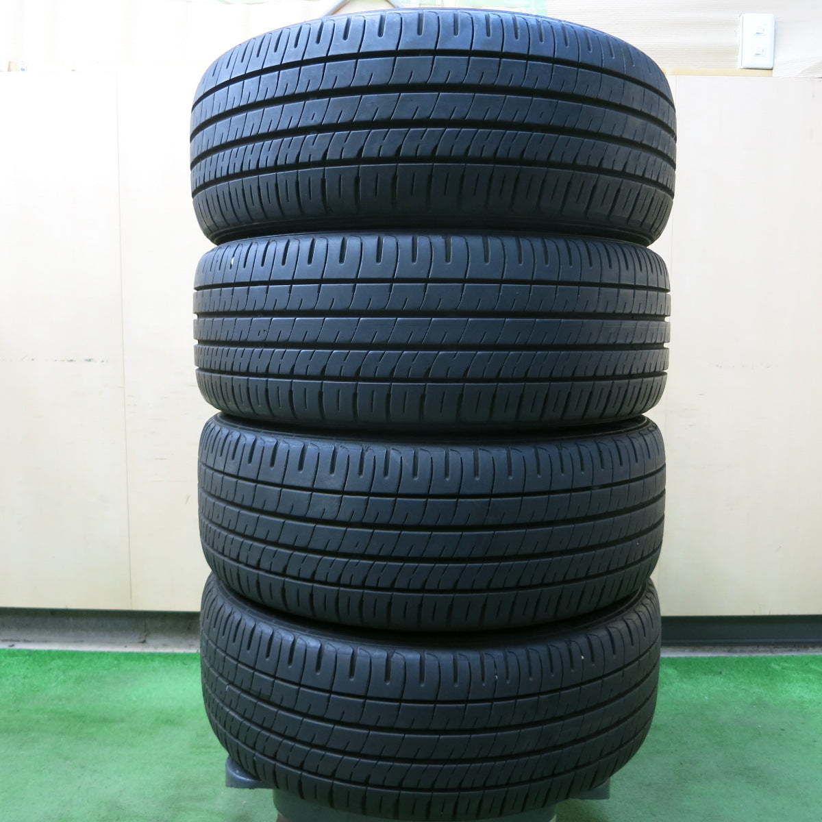 *送料無料*バリ溝！21年！9.5分★トヨタ 30系 プリウス ツーリング 純正 215/45R17 ダンロップ エナセーブ EC204 PCD100/5H★3101701イノ