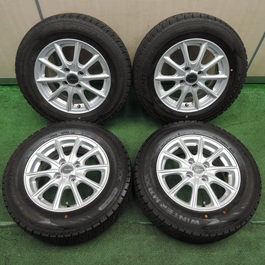 *送料無料*バリ溝!21年!キレイ!9.5分★スタッドレス 175/70R14 ダンロップ ウインターマックス WM02 ECO FORME エコフォルム 14インチ PCD100/4H★3121207NJス