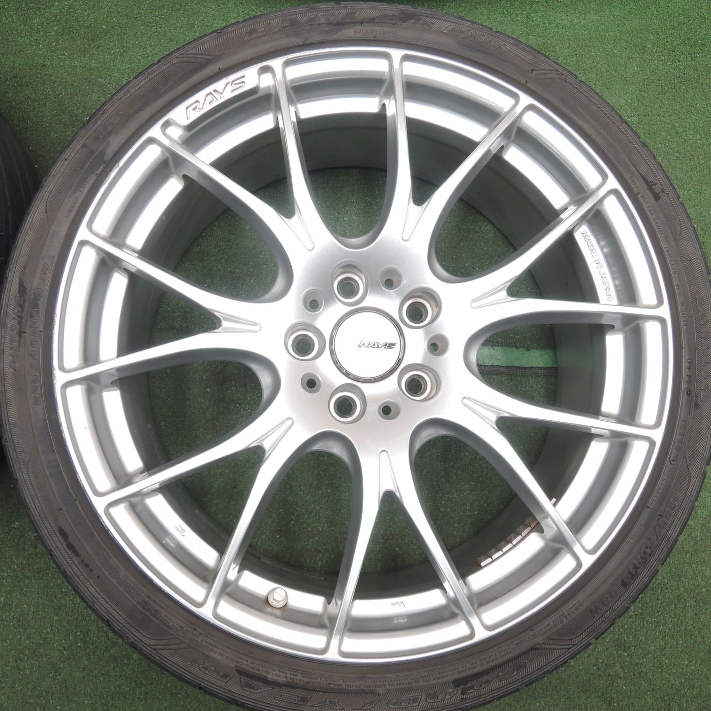 *送料無料* 4本価格★RAYS HOMURA 2X7 225/40R19 グッドイヤー イーグル LS EXE レイズ ホムラ 19インチ PCD114.3/5H★4021714HAノ