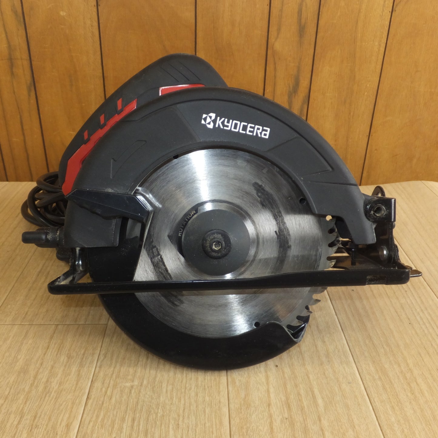 [送料無料] キレイ★京セラ kyocera 丸ノコ ブレーキ付 W-1710　160-165mm　100V 11.6A 1100W 50/60Hz　木工用 超硬丸ノコ★