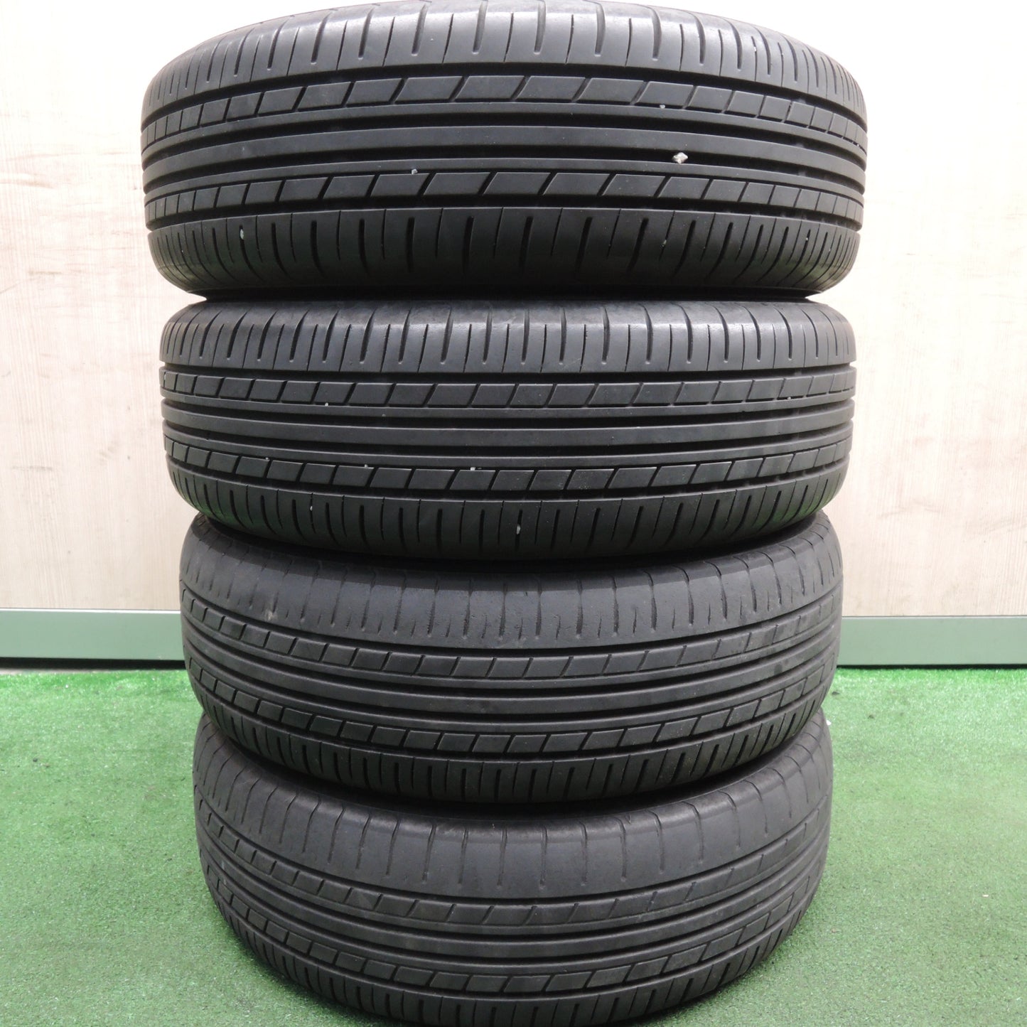 *送料無料* バリ溝！20年！キレイ！8.5分★155/65R13 ヨコハマ エコス ES31 WEZEN 13インチ PCD100/4H★4022307HAノ