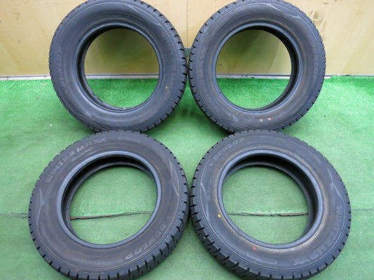 [送料無料]バリ溝！21年！9.5分以上★スタッドレス 165/70R14 ダンロップ ウインターマックス WM02 タイヤ 14インチ マーチ ヴィッツ パッソ 等★2121611Hスタ