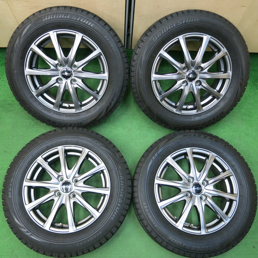 *送料無料*バリ溝!キレイ!9.5分以上★スタッドレス 185/65R15 ブリヂストン ブリザック VRX EuroSpeed MANARAY SPORT 15インチ PCD100/4H★4011003イス