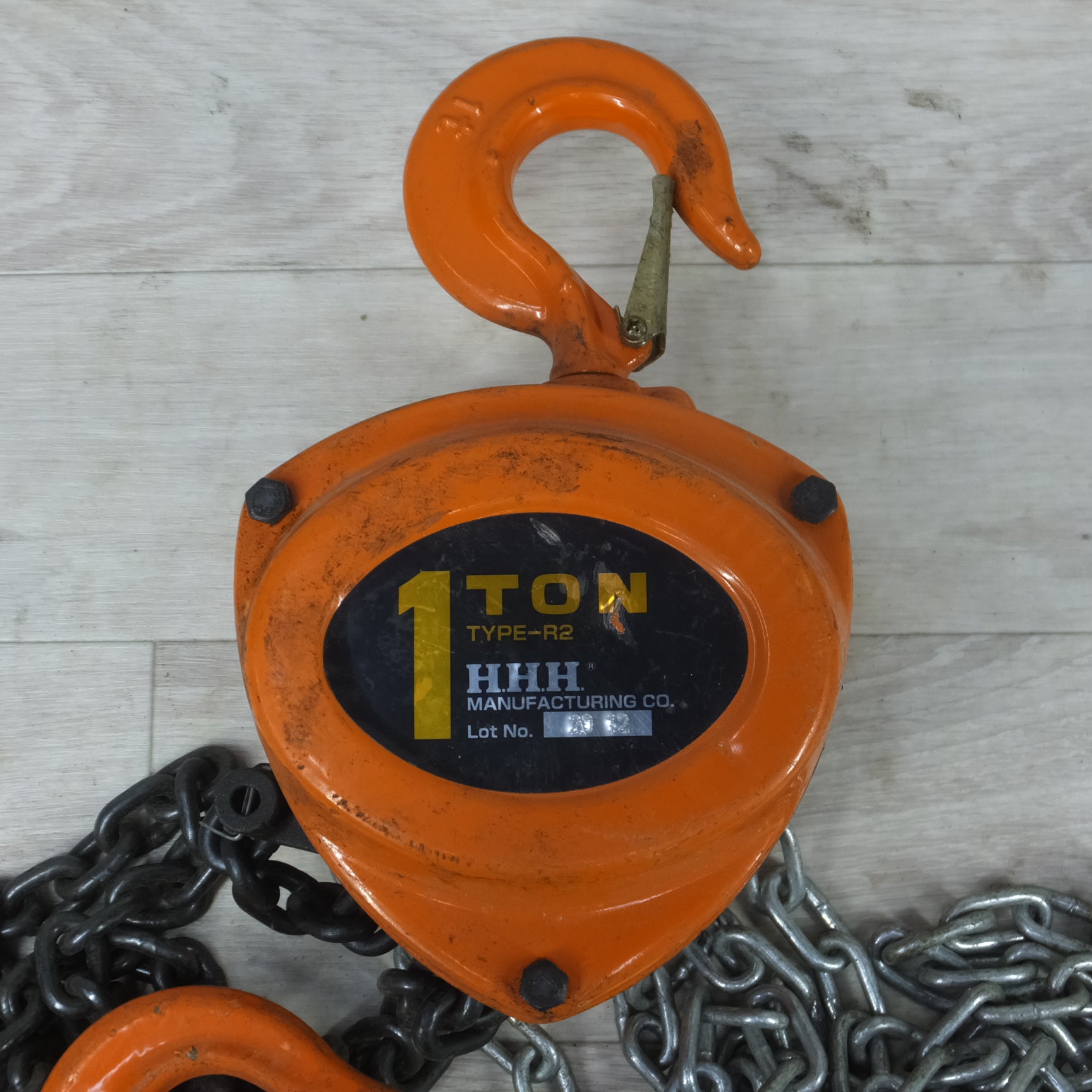 送料無料] ◇HHH スリーエッチ 1TON チェーンブロック TYPE-R2 1トン