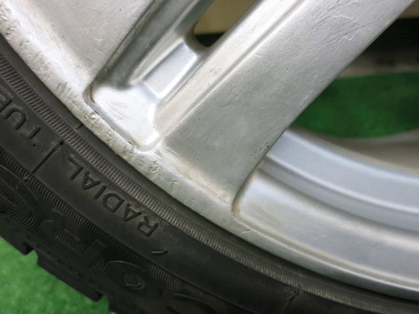 [送料無料]バリ溝！8.5分★スタッドレス 225/45R18 ナンカン CORSAFA T.R.G.5. TRG5 社外 アルミ 18インチ PCD114.3/5H★2122705ヒス