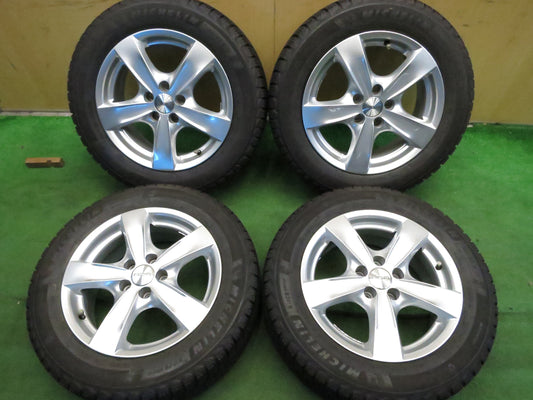 [送料無料]超バリ溝！20年！ほぼ10分★スタッドレス 185/65R15 AGA ミシュラン X-ICE SNOW 15インチ PCD100/5H★3010607Hス