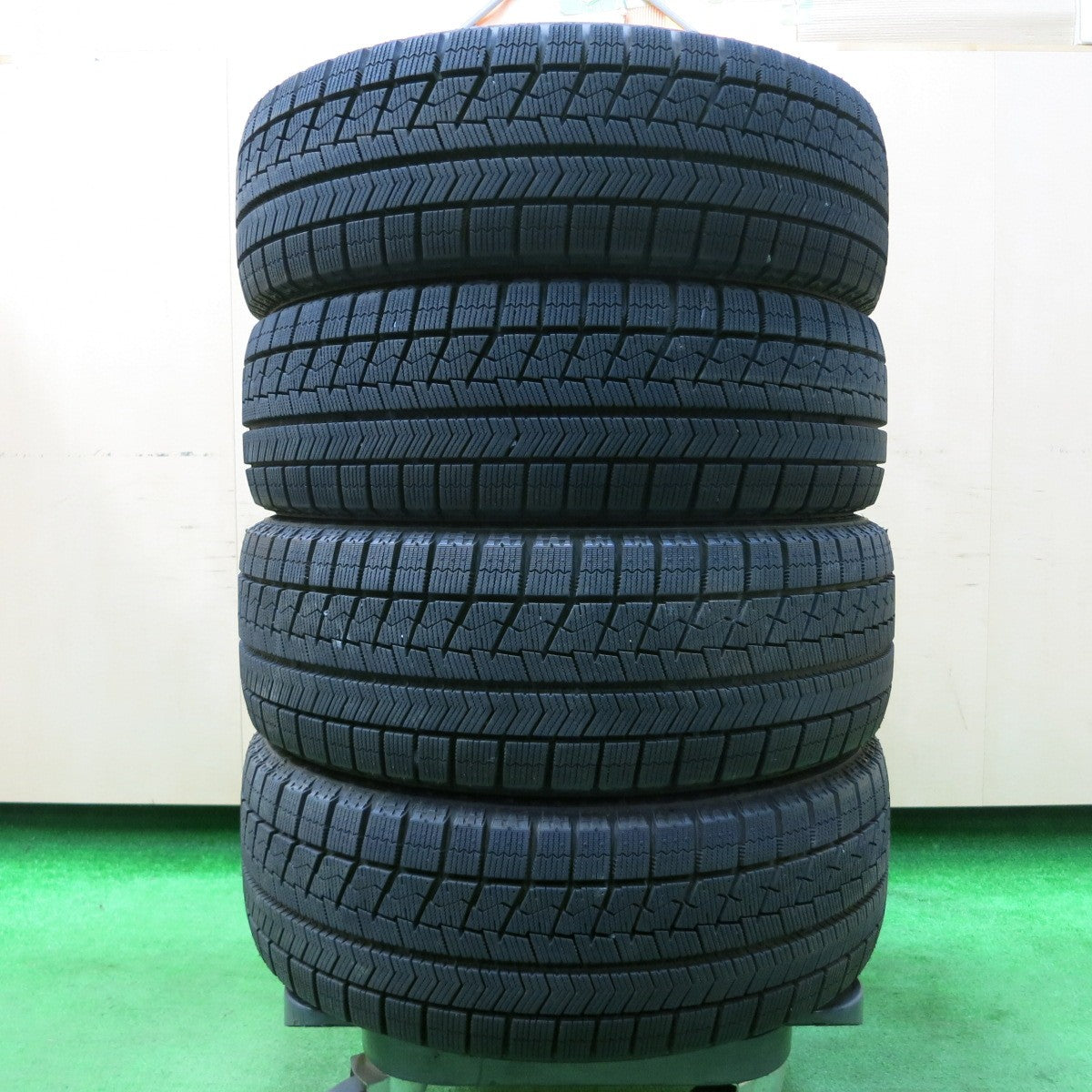 *送料無料* バリ溝！キレイ！9.5分★ホンダ S660 165/55R15 195/45R16 スタッドレス ブリヂストン ブリザック VRX MANARAY SPORT マナレイ PCD100/4H★4030609イス