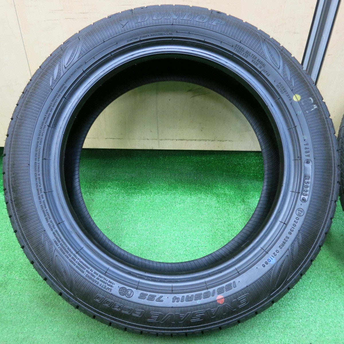 *送料無料*新車外し！23年★155/65R14 ダンロップ エナセーブ EC300 タイヤ 14インチ ムーブ タント ワゴンR ミラ N-BOX 等★4013008イノタ