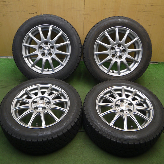 *送料無料*バリ溝!20年!9.5分以上★シエンタ 等 185/60R15 スタッドレス グッドイヤー アイスナビ6 ravrion LUMIERE ラブリオン PCD100/5H★4012904Hス