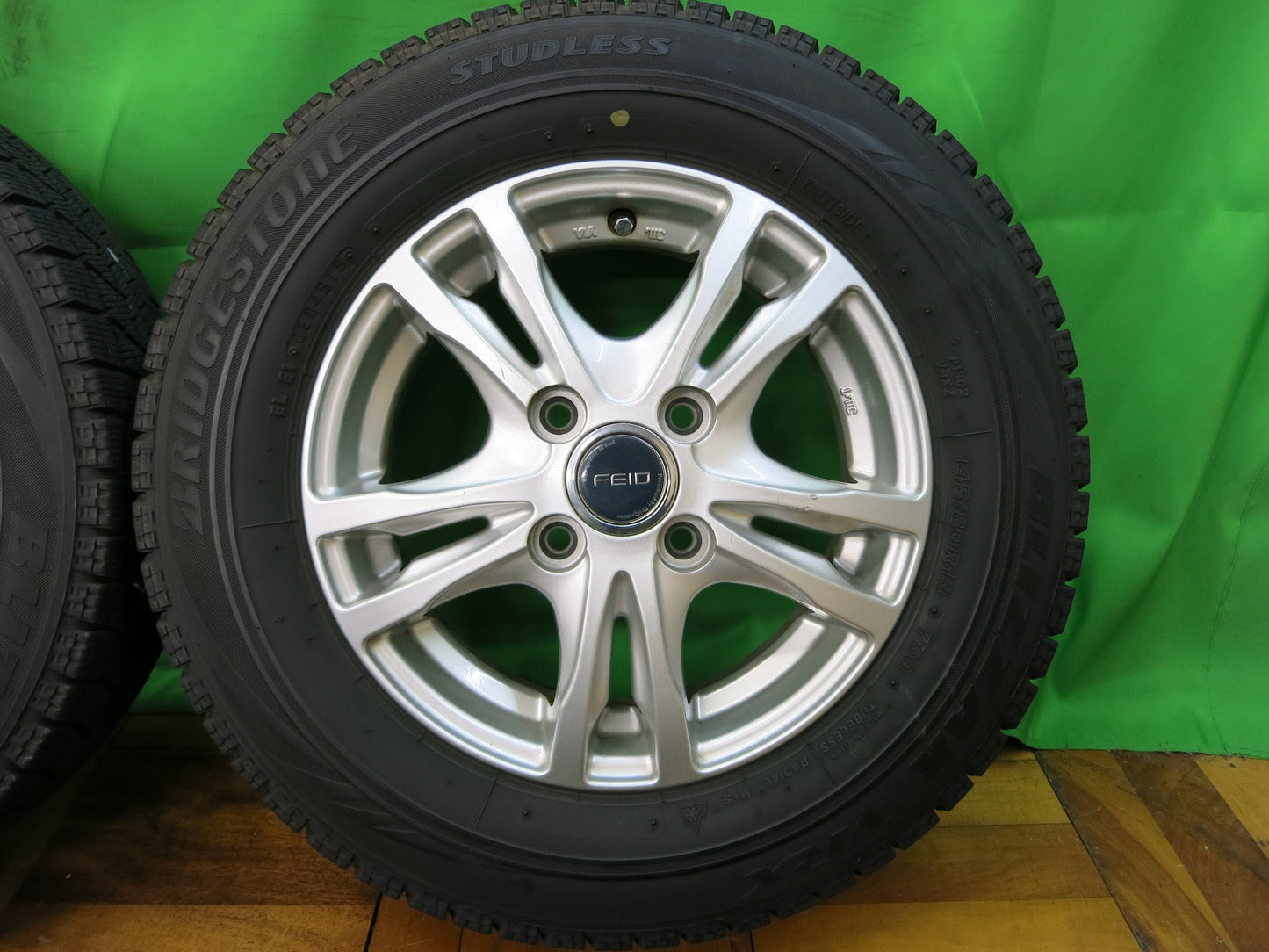 [送料無料]4本価格★スタッドレス 145/80R13 ブリヂストン ブリザック VRX FEID 13インチ PCD100/4H★2011408ヒス