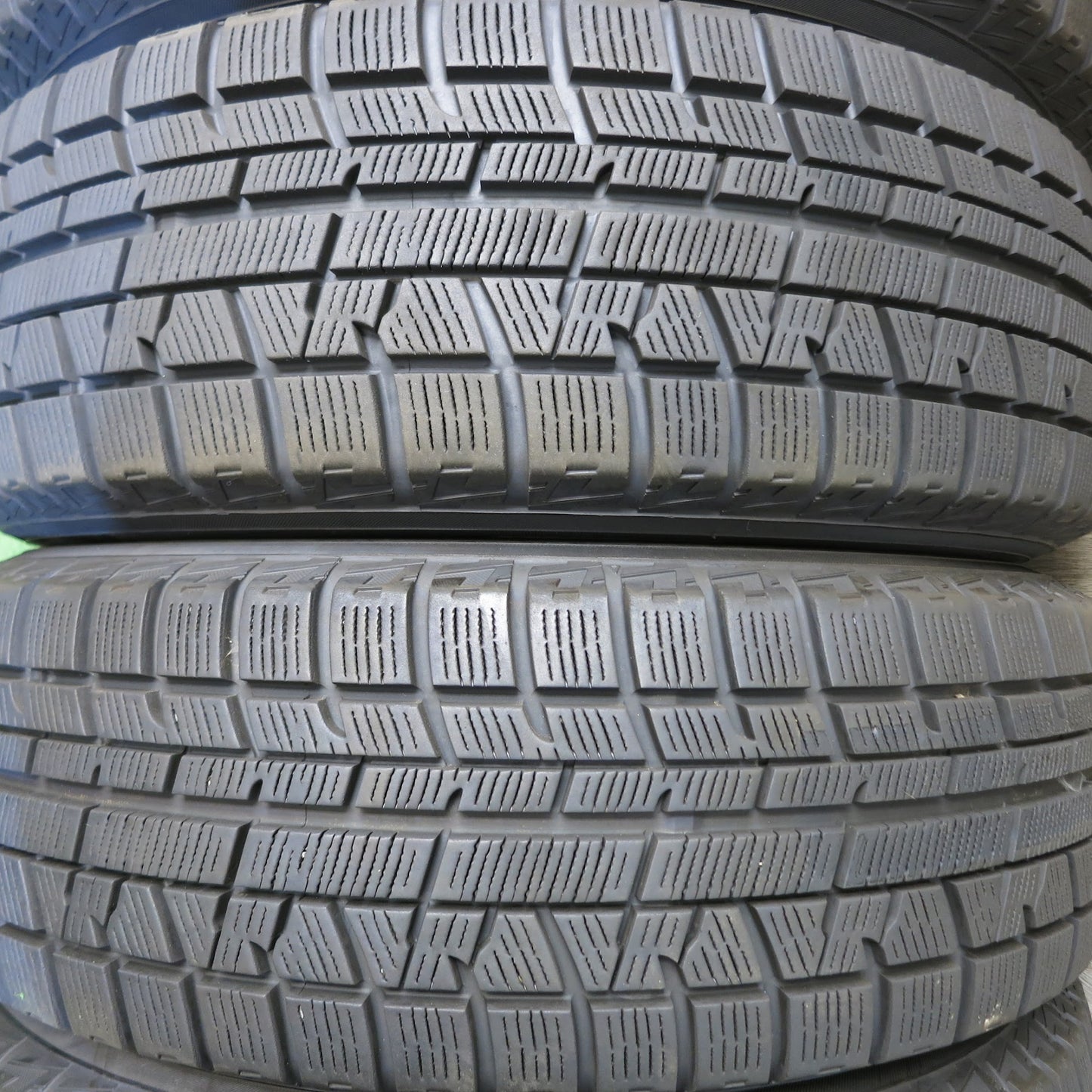 [送料無料]バリ溝！キレイ！9.5分★スタッドレス 195/65R15 ヨコハマ アイスガード iG50 プラス B-win 社外 アルミ 15インチ PCD100/4H★3061306Hス