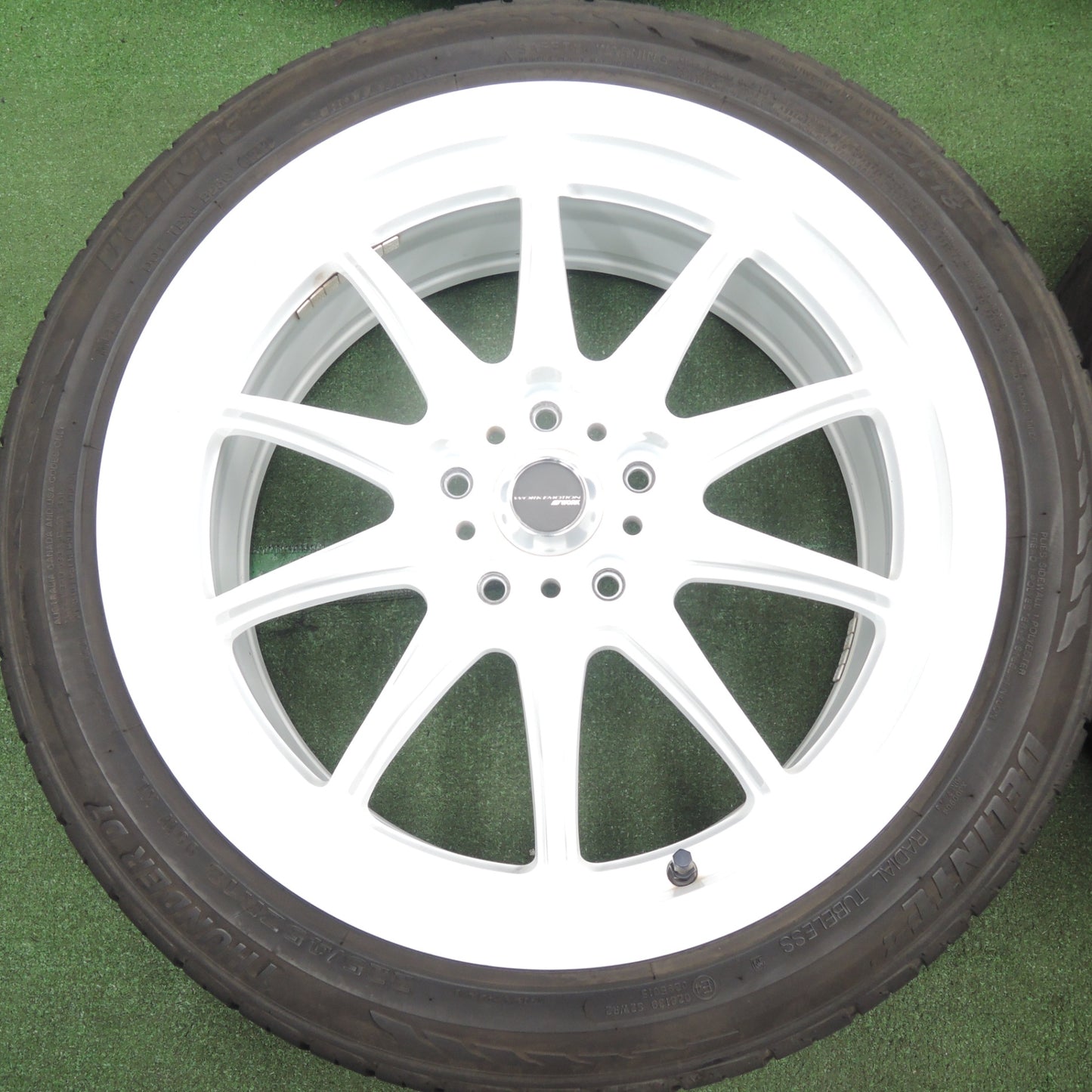 *送料無料* バリ溝！20年！8.5分★WORK EMOTION ZR10 WFT 225/45R18 デリンテ サンダー D7 ワークエモーション PCD114.3/5H★4030201HAノ