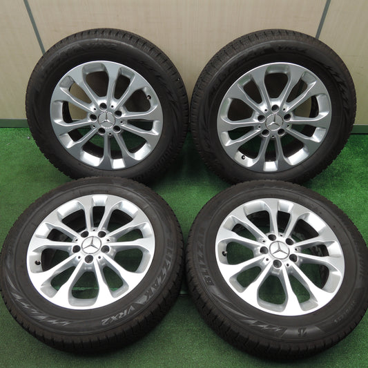 *送料無料*バリ溝!9分★ベンツ X156 GLAクラス 純正 215/60R17 スタッドレス ブリヂストン ブリザック VRX2 17インチ PCD112/5H★4011315HAス