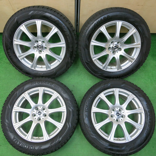 *送料無料*超バリ溝！21年！ほぼ10分★スタッドレス 225/55R17 ヨコハマ アイスガード iG60 AXEL Three アクセル 17インチ PCD100/5H★3120501イス