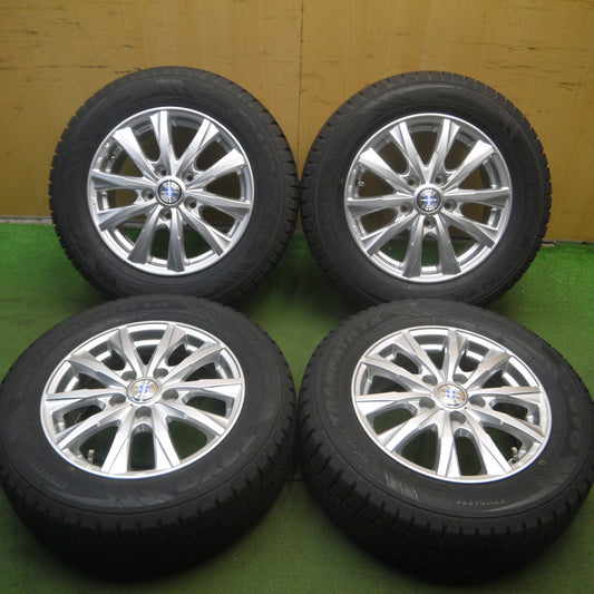 *送料無料* バリ溝!キレイ!9.5分以上★スタッドレス 195/65R15 トーヨー ウインター トランパス TX NEXTA ネクスタ 15インチ PCD114.3/5H★4020708Hス